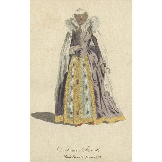 Early 19th Century Mary Stuart, Queen of Scots, 1805, Print For Sale - Image 5 of 5