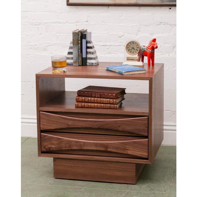 Mid-Century Modern Oversized Scandi Nightstand For Sale - Image 3 of 6