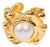 Royal Pearl Crown Gold Ring, Size 4 For Sale