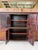 Vintage Tibetan Polychrome Painted Cabinet With Animal and Floral Panels For Sale - Image 11 of 12