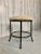 Faux Bamboo Metal Stool For Sale - Image 4 of 11