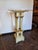 Antique French Empire Onyx and Gilt Mounted Pedestal Large Neo-Classical Columns For Sale - Image 4 of 17