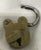 Antique Brass Chopps & Co. Lock With Key For Sale In Dallas - Image 6 of 6