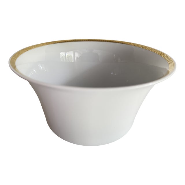 Medallion Meandre d'Or Bowl by Versace for Rosenthal, 2000s For Sale