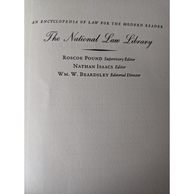 1939 National Law Library Vintage Legal Books by p.f. Collier – Set of 2 For Sale In New York - Image 6 of 15