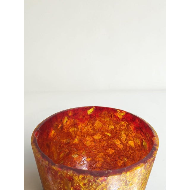 Black Vintage Ceramic Lamp from Accolay, France, 1970s For Sale - Image 8 of 10