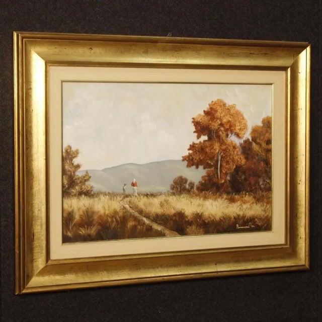 Italian Artist, Landscape, 1984, Oil on Canvas, Framed For Sale - Image 12 of 13