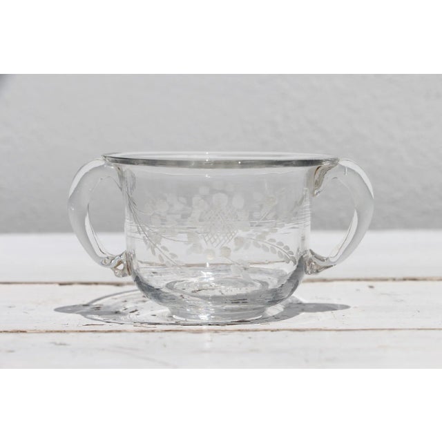 18th Century Antique Hand-Blown Glass Small Cup For Sale - Image 13 of 13