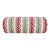Scalamandre 21" x 7" Villelaure Bolster Pillow in Petal Leaf For Sale