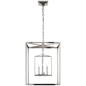Chapman & Myers for Visual Comfort Signature Osborne Lantern in Polished Nickel