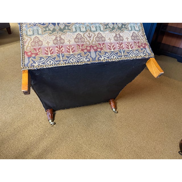 1990s 1990s Pearson Furniture Upholstered Lounge Chair With Ottoman For Sale - Image 5 of 11