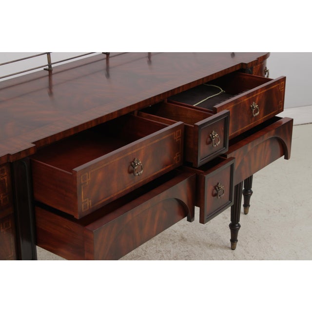 2000 - 2009 Maitland Smith Flame Mahogany Sideboard For Sale - Image 5 of 17