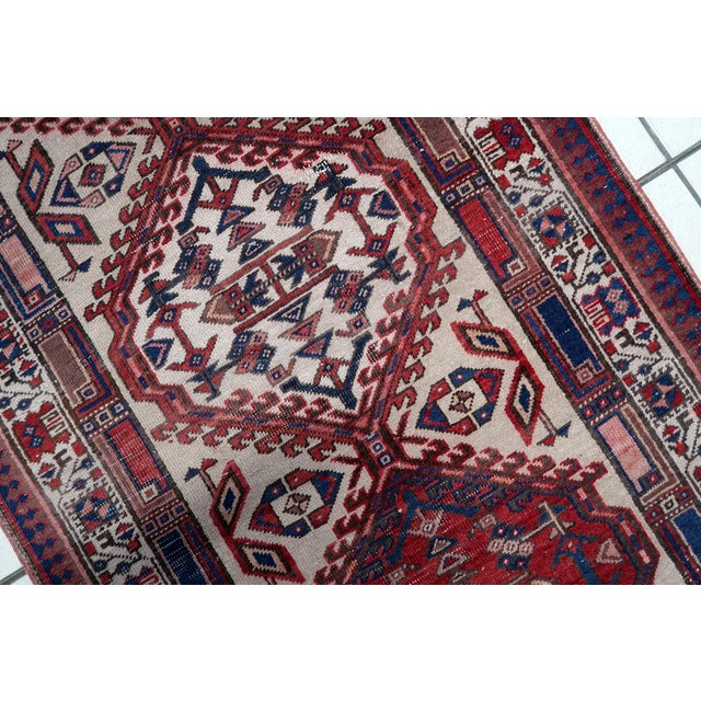 1920s, Handmade Antique Persian Serab Runner 3.3' X 10.6' For Sale - Image 9 of 11