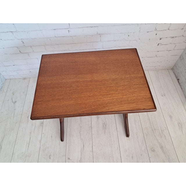 Mid-Century Fresco Nesting of Tables in Teak from G-Plan, 1960s, Set of 3 For Sale - Image 13 of 14
