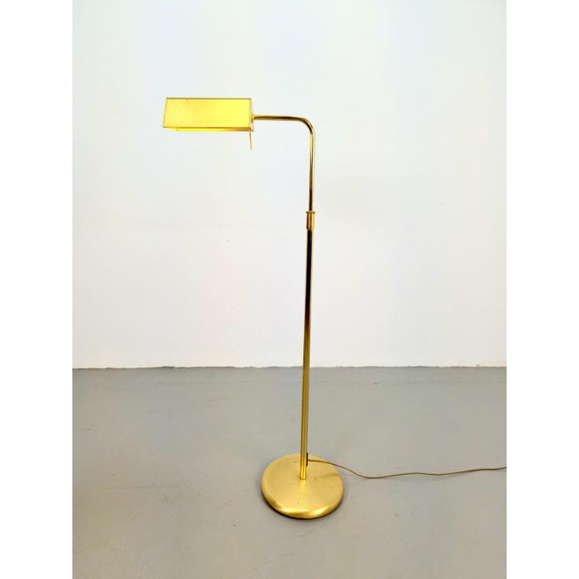 Adjustable Floor Lamp in Brass, 1970s For Sale - Image 4 of 8