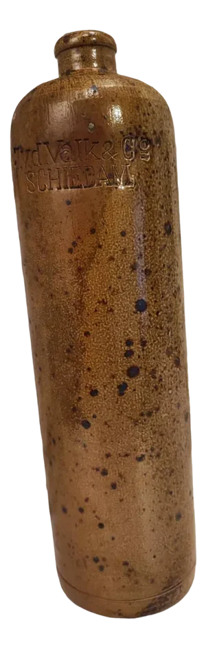 Ceramic Bottle from Schiedam, 1890s
