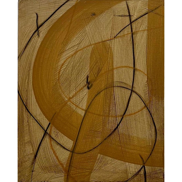 Contemporary Nine Movements by Murray Duncan - Contemporary Mixed Media on Canvas Board For Sale - Image 3 of 10