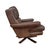 Vintage mid-century Danish modern buffalo leather swivel lounge chair attributed to Arne Norell of Denmark. Perfect for...