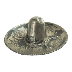 Small Vintage Sterling Silver Mexican Sombero
