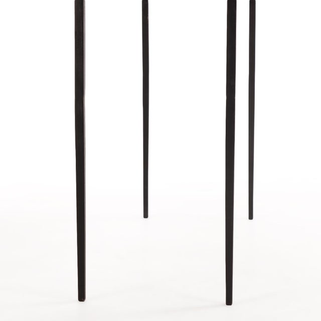 Early 21st Century A Parchment and Iron Console in the Manner of Jean-Michel Frank For Sale - Image 5 of 7