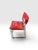 Vintage 1970s Red Perforated Mesh & Chrome Stacking Dining Chairs – Set of 3 For Sale In West Palm - Image 6 of 10