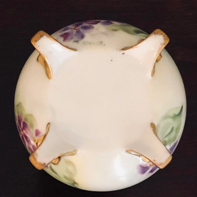 Vintage French Style Porcelain Box For Sale - Image 9 of 12