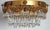 Brass and Crystal Ceiling Lamp from Palwa, 1950s For Sale - Image 13 of 13