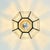 Mid-Century Modern Glass Flush Mount/Ceiling Light From Limburg, Germany, 1960s/1970s For Sale - Image 6 of 9