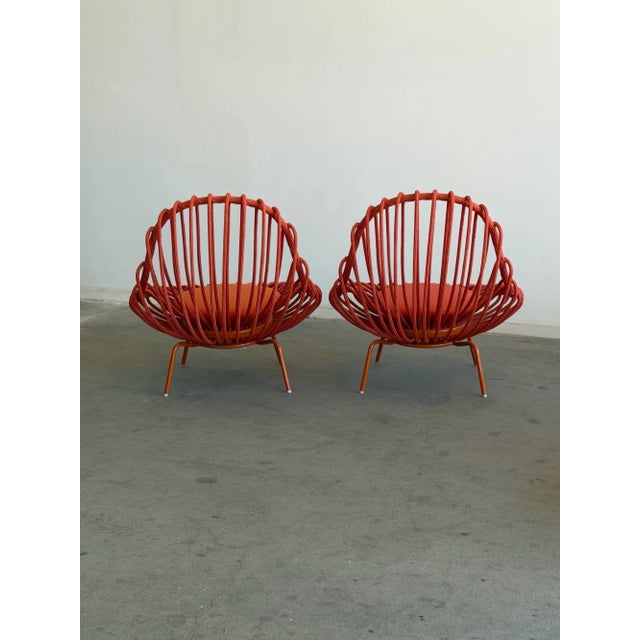 Giunco Lounge Chairs - Pair For Sale - Image 16 of 18