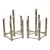 Vintage Hollywood Regency Silver Plated Chrome Faux Bamboo Candlesticks - A Pair For Sale