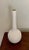 Haeger 1960s Mid-Century Modern White Ceramic Bottle Vase With Green Lining For Sale In San Diego - Image 6 of 6
