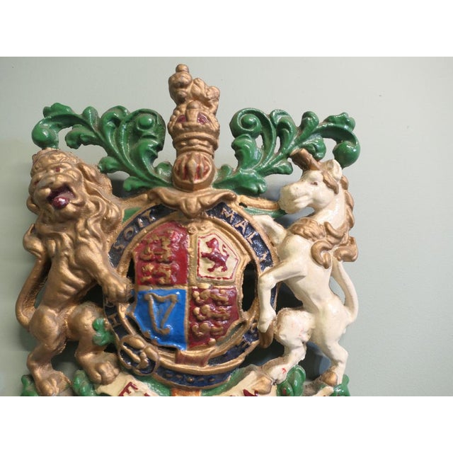 Victorian Wall Hanging in Cast Iron For Sale - Image 5 of 8