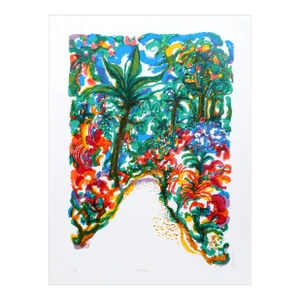 Wild Path, Ronald Julius Christensen Serigraph, Signed and Numbered in Pencil