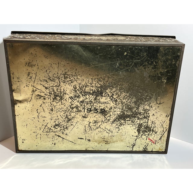Antique Vintage Lot (11) Biscuit Shortbread Coffee Ginger Tins English/Dutch For Sale - Image 4 of 18