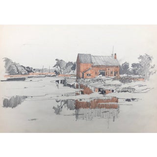 1961 Norman Kent Country Landscape For Sale