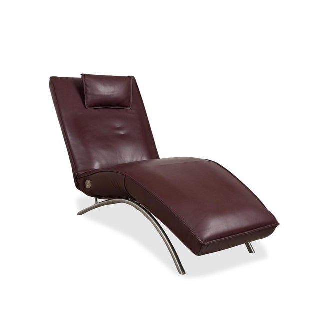 Burgundy Jonas Lounger with Electric Relaxation Function from Koinor For Sale - Image 18 of 18