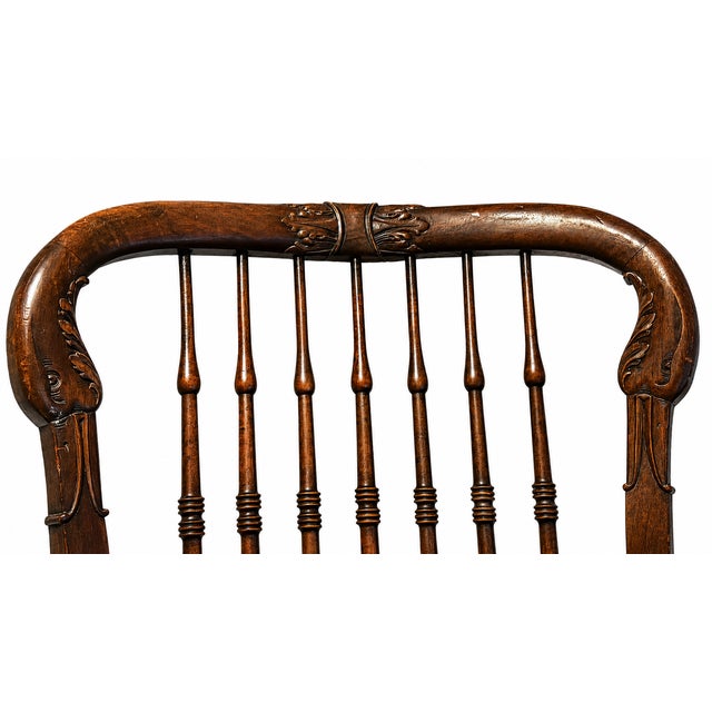 American Early 20th Century Large Avian Themed Rocking Chair For Sale - Image 3 of 3