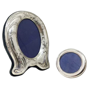 Italian Silver Photo -Picture Frames by Livi Giancarlo, Firenze, 1960s, Set of 2