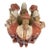 Vintage Peruvian Quinua Style Terracotta Folk Art Sculpture of Andean Musicians For Sale