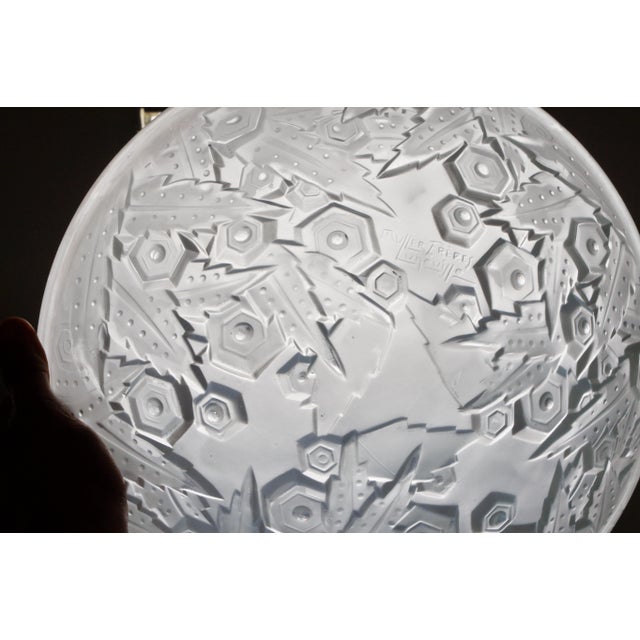 French Art Deco Chandelier by Petitot & Muller Freres 1930 France For Sale - Image 13 of 15