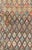 American Antique American Hooked Rug With Diamond Patchwork Floral Design 4'10"x8'6" For Sale - Image 3 of 10