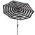 Contemporary Athens Inside Out Striped 9ft Crank Outdoor Auto Tilt Umbrella - Black For Sale - Image 3 of 5