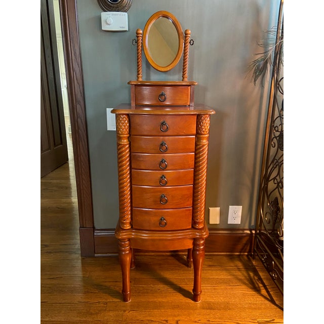 1990s 1990s Powell Jewelry Armoire For Sale - Image 5 of 5