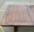 Traditional Solid Oak Vintage Trestle Diningroom Table For Sale - Image 3 of 8