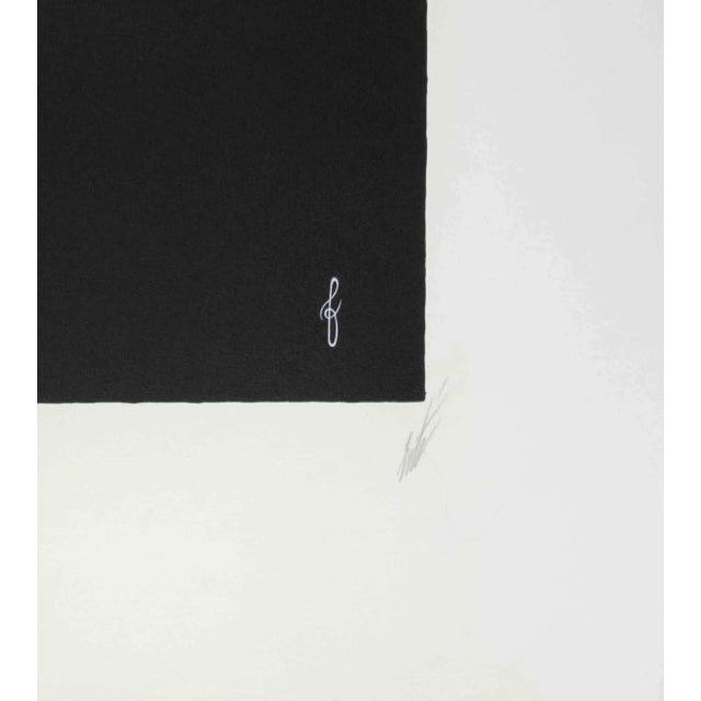 Modern Erté, Letter F, 1970s, Lithograph For Sale - Image 3 of 4