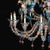 Murano Glass Chandelier with Multicolored Crystal in the style of Rezzonico, 1930s For Sale - Image 6 of 10