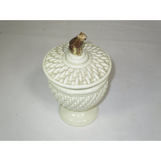 Boho Chic Raymond Waites Empire Porcelain Sugar and Creamer For Sale - Image 3 of 9