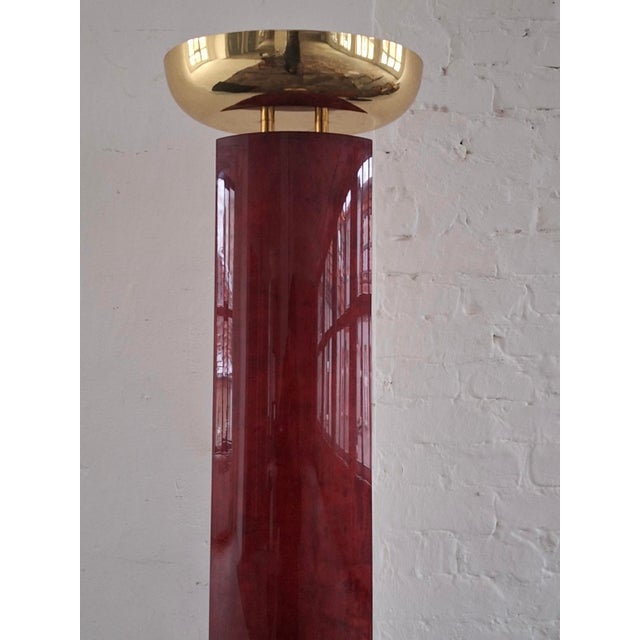 Model 2591 Floor Lamp in Parchment from Aldo Tura For Sale - Image 9 of 18