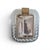 1940s Murano Glass Torchon Photo Frame with Brass Mount by Barovier & Toso, Italy, 1940s For Sale - Image 5 of 5