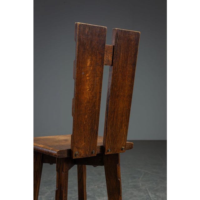 French Sculptural Chairs, 1950s, Set of 8 For Sale - Image 14 of 17